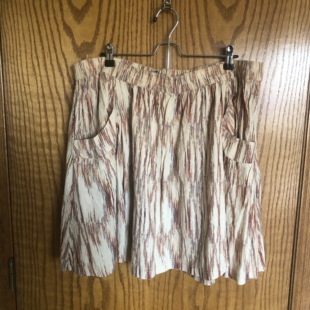 Cream skirt